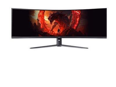 Acer 49 EI491CUR W3biiphx DQHD LED-LCD Ultrawide Curved Gaming Monitor, UM.SE1AA.301                  , 42118559, Monitors - Large Format - Touchscreen