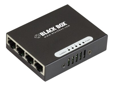 Black Box USB-Powered Gigabit 4-Port Switch, LGB304A, 15472537, Network Switches