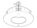 Verkada Recessed Ceiling Mount, ACC-MNT-REC-1, 41707128, Mounting Hardware - Miscellaneous Verkada Recessed Ceiling Mount, ACC-MNT-REC-1, 41707128, Mounting Hardware - Miscellaneous