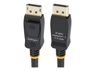 StarTech.com 4K 60Hz VESA Certified DisplayPort 1.2 Cable with Latches, 10ft, 10-Pack, DISPLPORT10L10PK , 41835464, Cables StarTech.com 4K 60Hz VESA Certified DisplayPort 1.2 Cable with Latches, 10ft, 10-Pack, DISPLPORT10L10PK , 41835464, Cables
