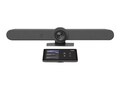 Logitech Rally Bar + Tap IP Graphite Bundle for Video Meeting Rooms, 991-000419, 41411959, Video Conference Room Hardware