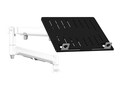 Atdec Dynamic Notebook Arm w  Tray, F Clamp - White, AWMS-NDB-F-W, 41796814, Mounting Hardware - Miscellaneous