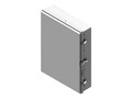 Low Profile NEMA 4X Plastic Wi-Fi Access Point Enclosure with Hinged Opaque Door, Light Gray, 1024-31237                    , 42174752, Mounting Hardware - Network