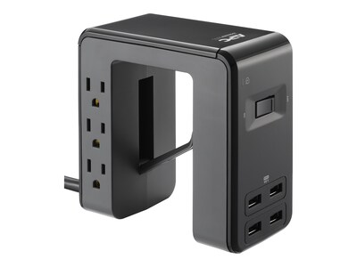 APC 120V SurgeArrest Surge Protector, 6-Outlet 4-USB Port, Black, PE6U4, 37155989, Surge Suppressors APC 120V SurgeArrest Surge Protector, 6-Outlet 4-USB Port, Black, PE6U4, 37155989, Surge Suppressors