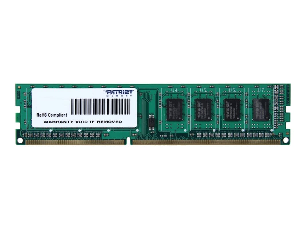 Patriot Memory 4GB PC3-12800 DDR3 SDRAM DIMM (PSD34G160081)