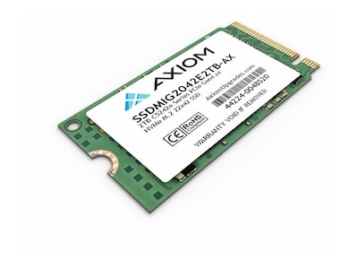 Axiom 2TB C5242e Series PCIe Gen4 x4 NVMe 3D NAND M.2 22x42 Internal Solid State Drive, SSDMIG2042E2TB-AX, 41774319, Solid State Drives - Internal Axiom 2TB C5242e Series PCIe Gen4 x4 NVMe 3D NAND M.2 22x42 Internal Solid State Drive, SSDMIG2042E2TB-AX, 41774319, Solid State Drives - Internal