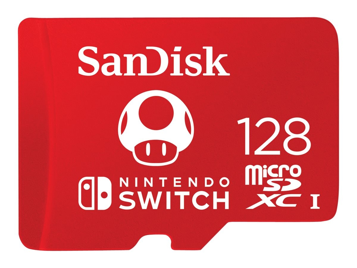 Nintendo Switch SanDisk128GBメモリ＆純正品プロコン付 SanDisk 128GB UHS-I microSDXC Memory Card for Nintendo Switch