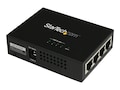 StarTech.com 4 Port Gigabit Midspan - PoE+ Injector - 802.3at and 802.3af, POEINJ4G, 20076117, PoE Accessories