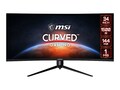 MSI 34 Optix MAG342CQR UWQHD LED-LCD Curved Gaming Monitor, Black, OPTIXMAG342CQR, 41421127, Monitors