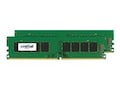 Crucial 16GB PC4-19200 288-pin DDR4 SDRAM UDIMM Kit, CT2K8G4DFS824A, 33908402, Memory