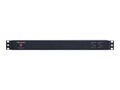 CyberPower 20A PDU Basic 1U 120V 2f 12R O , PDU20B2F12R, 41107920, Power Distribution Units