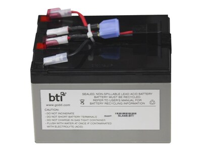 BTI RBC48 Replacement UPS Battery for APC, RBC48-SLA48-BTI, 35543347, Batteries - UPS
