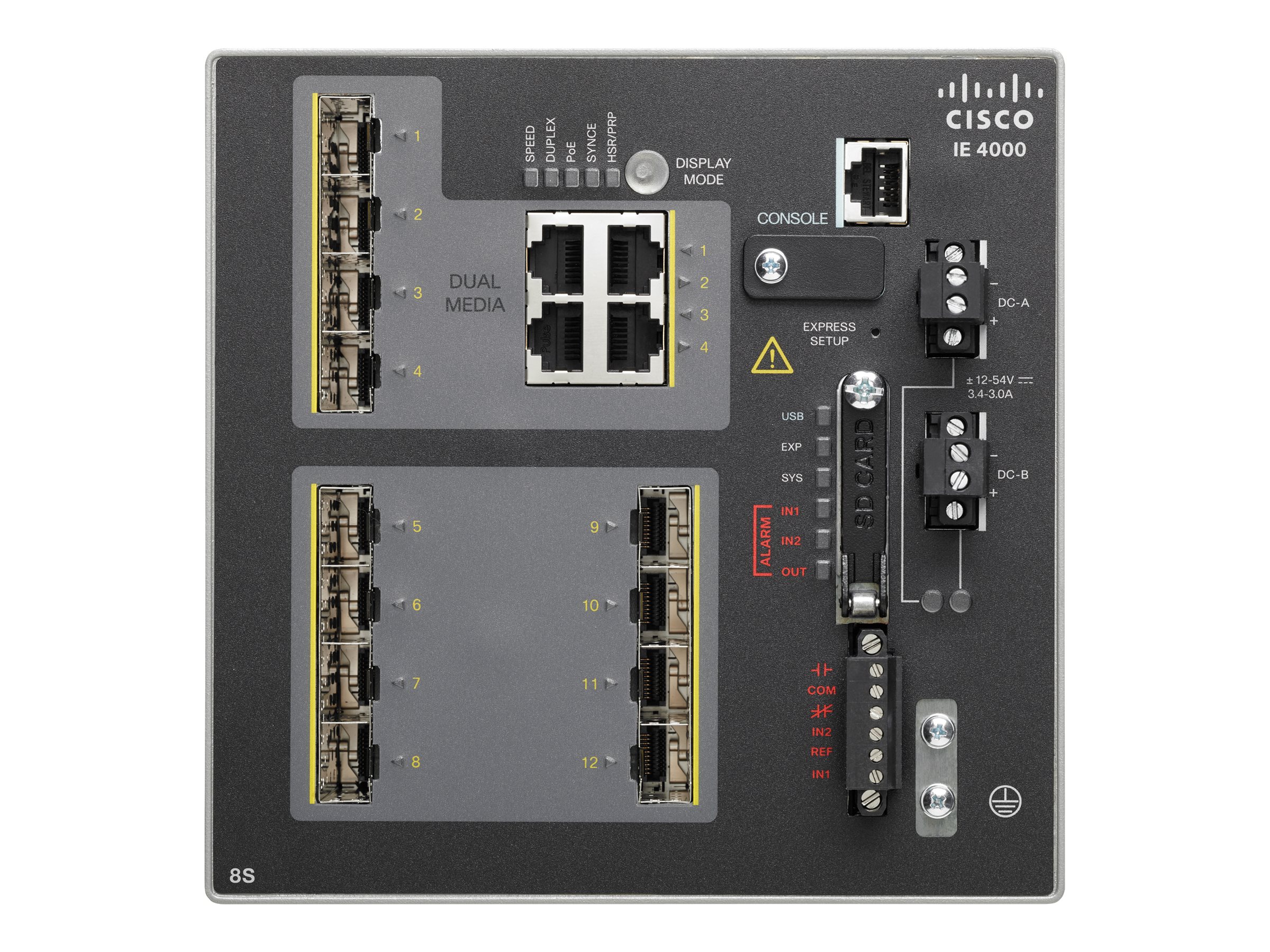 Cisco IE 4000 8X SFP 100M 4X 1G Combo LAN Base Switch