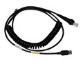 Honeywell Cable, USB, Black, Type A, Coiled 5V Host Power, 3m, CBL-500-300-C00, 12720380, Cables
