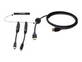 C2G 4K HDMI Premium 15ft Cable and Dongle Adapter Ring with Color Coded DisplayPort and USB-C, C2G30057 , 41902301, Adapters & Port Converters C2G 4K HDMI Premium 15ft Cable and Dongle Adapter Ring with Color Coded DisplayPort and USB-C, C2G30057 , 41902301, Adapters & Port Converters