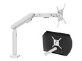 Siig  Pneumatic-Assist Stand w  Full Motion Adjustment and USB-C USB-A Ports for 17-40 Displays – White, CE-MT5D11-S1                  , 42093277, Stands & Mounts - Desktop Monitors