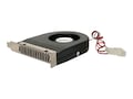 StarTech.com Expansion Slot Rear Exhaust Cooling Fan with LP4 Connector, FANCASE, 161089, Cooling Systems/Fans