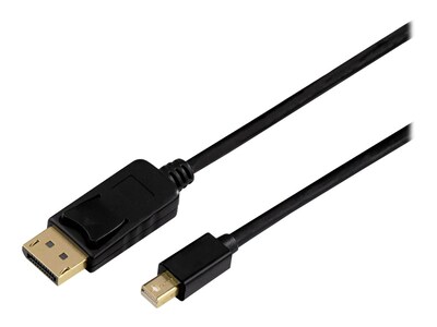 Axiom Mini DisplayPort to DisplayPort M M Adapter Cable, Black, 6ft, MDPMDPM06K-AX, 36823703, Cables
