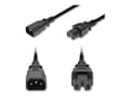 AddOn C14 (M) to C15 (F) High-Temperature 14AWG 250V at 15A PVC SJT Power Cord, Black, 10ft , ADD-C142C15H14G10FBK , 41980670, Power Cords AddOn C14 (M) to C15 (F) High-Temperature 14AWG 250V at 15A PVC SJT Power Cord, Black, 10ft , ADD-C142C15H14G10FBK , 41980670, Power Cords