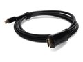 AddOn WQXGA Mini-DisplayPort Male to HDMI Male Cable, Black, 6ft, MDP2HDMIMM6, 41184009, Cables