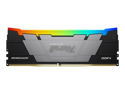 Kingston FURY Renegade RGB Black XMP 16GB PC4-28800 288-pin DDR4 SDRAM UDIMM Kit, KF436C16RB2AK2/16, 41711642, Memory
