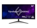 ViewSonic 34 219 CURVED 1440P 1MS 180HZ, VX3418C-2K                    , 42010703, Digital Signage Players & Solutions