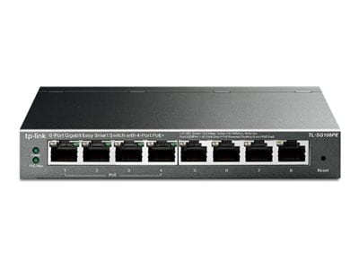 TP-LINK 8-Port Gigabit Easy Smart Switch w 4xPoE, TL-SG108PE, 31582541, Network Switches TP-LINK 8-Port Gigabit Easy Smart Switch w 4xPoE, TL-SG108PE, 31582541, Network Switches