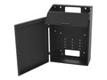 C2G 8RU Vertical Wall Mount Cabinet w  Split Door, 42 Height, VWMSD-8RU-42-B, 35130518, Racks & Cabinets