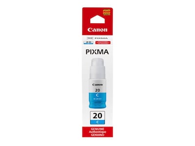 Canon Cyan GI-20 Ink Bottle, 3394C001, 37157036, Ink Cartridges & Ink Refill Kits - OEM Canon Cyan GI-20 Ink Bottle, 3394C001, 37157036, Ink Cartridges & Ink Refill Kits - OEM