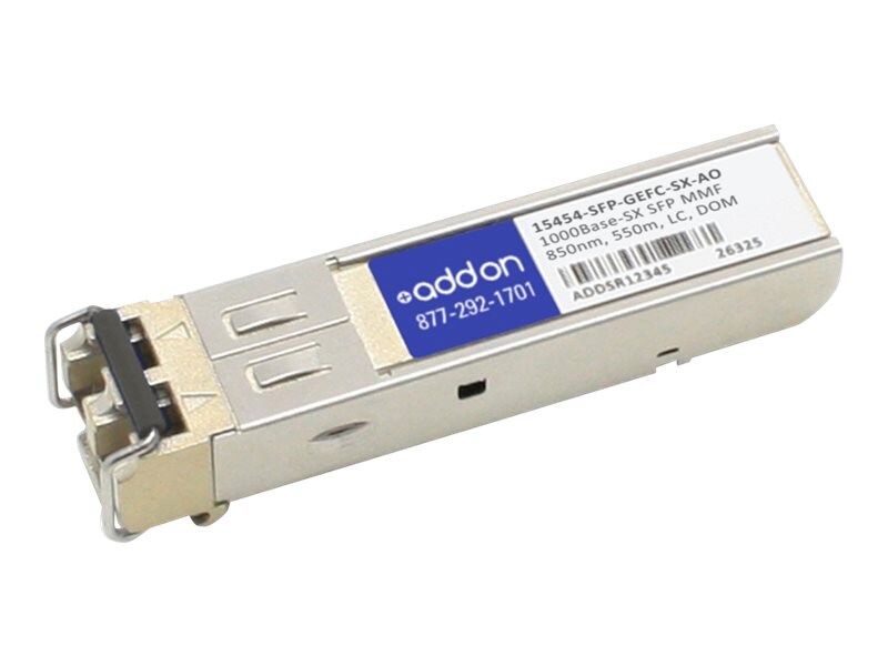AddOn Cisco SFP SX 15454-SFP-GEFC-SX PERPCOMPAT TAA XCVR 1GB 