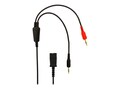 JPL Telecom BL-077+P PLX QD to Dual 3 Pole 3.5mm Pin Cable, 575-310-001                   , 41862311, Headphone & Headset Accessories
