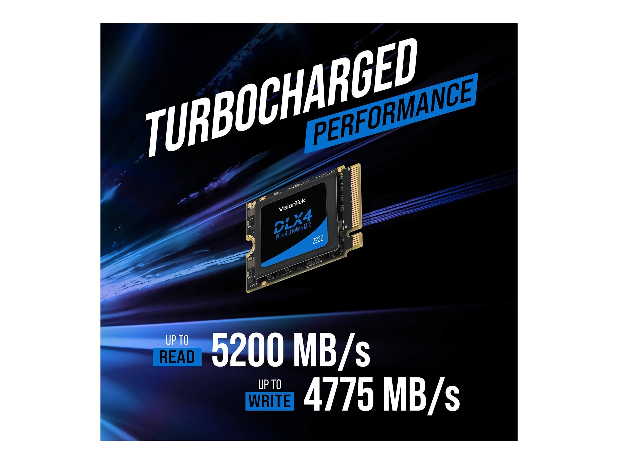 VisionTek 512GB DLX4 PCIe x4 NVMe OPAL SED 2230 (901699)