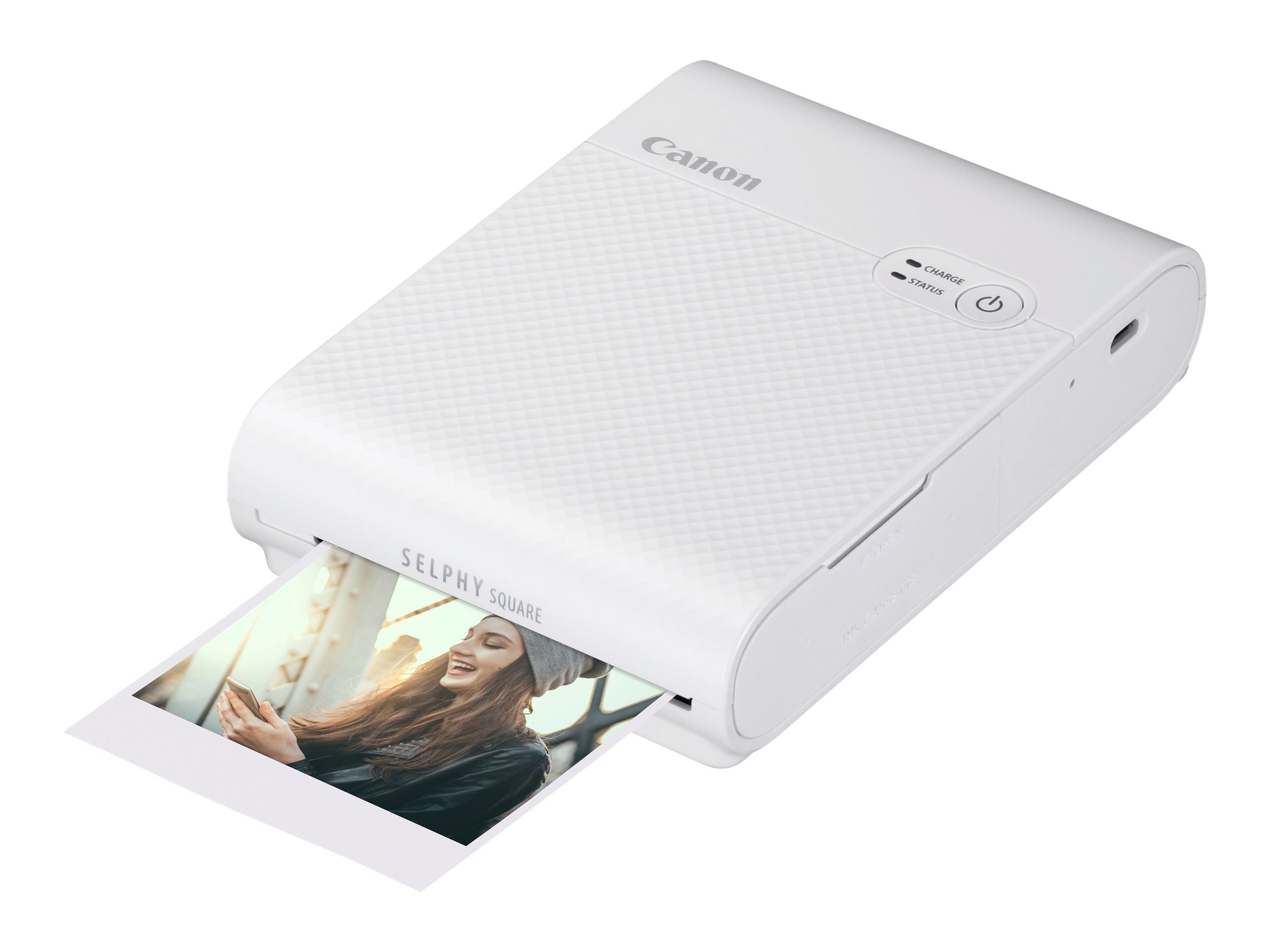 Canon Selphy Square QX10 Photo Printer - White (4108C002)