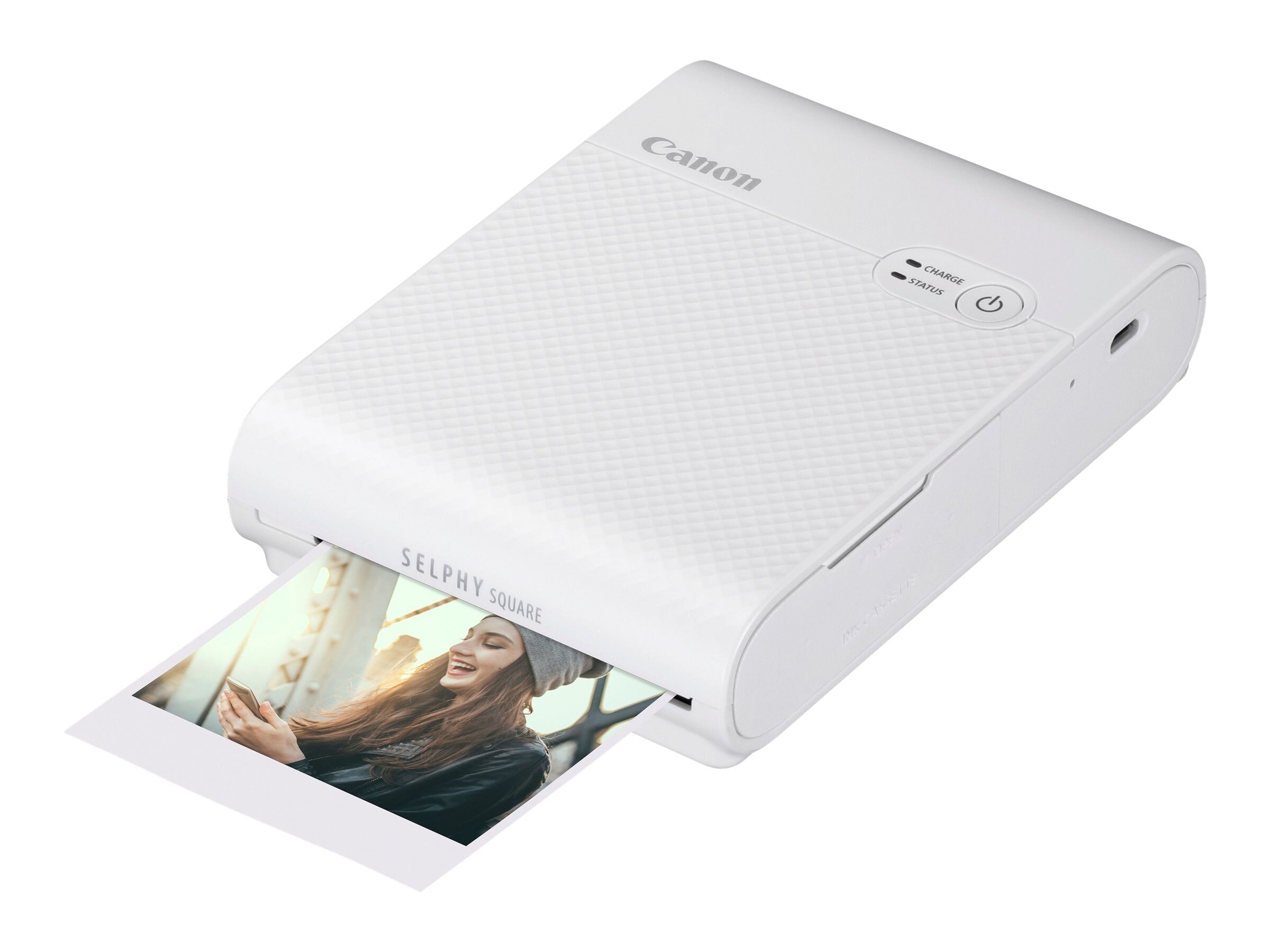 Canon SELPHY Square QX10 Compact Photo Printer (White) 4108C002