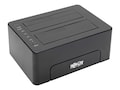 Tripp Lite USB 3.1 Type-C 10Gb s to Dual SATA 2.5 & 3.5 HDD SSD Quick Dock - Thunderbolt 3 Compatible, U439-002-CG2, 36303986, Hard Drive Enclosures - Multiple