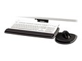 Fellowes Adjustable Keyboard Tray with Wrist Rest, 93841, 345306, Ergonomic Products