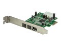 StarTech.com 3 Port 2b 1a PCI Express 1394 FireWire Adapter Card, PEX1394B3, 8015303, Controller Cards & I/O Boards