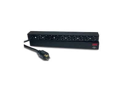 APC Rack Power Distribution Unit, Basic 1U 20A 120V L5-20P 12ft Cord (10) 5-20R, AP9564, 451884, Power Distribution Units APC Rack Power Distribution Unit, Basic 1U 20A 120V L5-20P 12ft Cord (10) 5-20R, AP9564, 451884, Power Distribution Units
