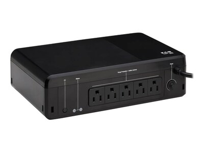 Tripp Lite 850VA 450W 120V Standby Desktop UPS w  5 NEMA 5-15R Outlets (Surge + Battery Backup), 5-15P Plug, BC850R, 41748992, Battery Backup/UPS