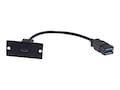 Kramer Wall Plate Insert - USB3.0 Typ, WU-CA(B) , 41957481, Premise Wiring Equipment Kramer Wall Plate Insert - USB3.0 Typ, WU-CA(B) , 41957481, Premise Wiring Equipment