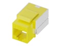 UNC CAT6 Keystone Jack 110 Type, Yellow, KEYC6-YLW, 20078391, Premise Wiring Equipment