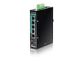 TRENDnet 6-Port Industrial Gb PoE+ L2 Mngd DIN-Rail Switch, TI-PG541I, 32112867, Network Switches TRENDnet 6-Port Industrial Gb PoE+ L2 Mngd DIN-Rail Switch, TI-PG541I, 32112867, Network Switches