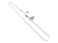 GCX Short Laptop Security Bar Lock, 51-4092, 32462795, Cart & Wall Station Accessories GCX Short Laptop Security Bar Lock, 51-4092, 32462795, Cart & Wall Station Accessories