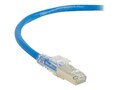 Black Box GigaTrue 3 CAT6 250MHz Lockable Shielded Cable, Blue, 10ft , C6PC70S-BL-10, 32888340, Cables