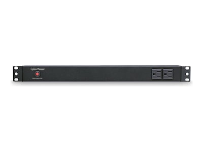 CyberPower Basic PDU 120V 15A 1U RM 5-15P Input 15ft Cord (12) 5-15R Outlets, RoHS, PDU15B2F10R, 11263332, Power Distribution Units CyberPower Basic PDU 120V 15A 1U RM 5-15P Input 15ft Cord (12) 5-15R Outlets, RoHS, PDU15B2F10R, 11263332, Power Distribution Units