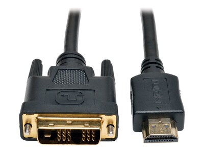Tripp Lite HDMI to DVI M M Gold Digital Video Cable, 3ft, P566-003, 16702411, Cables