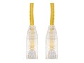 AddOn CAT6 UTP Snagless Slim Copper Patch Cable, Yellow, 5ft , ADD-5FSLCAT6-YW, 36889631, Cables