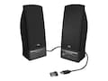 Cyber Acoustics 2.0 USB Desktop Speaker System, CA-2014USB, 41522935, Speakers - PC