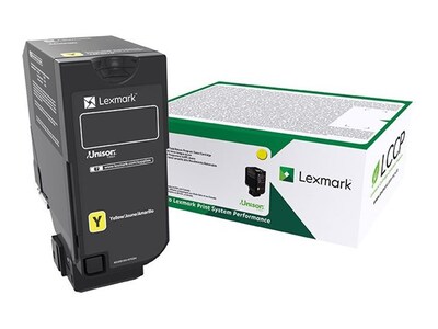 Lexmark Yellow Return Program Toner Cartridge for CS730 & CX730 Series , 71C1HY0, 41432763, Toner and Imaging Components - OEM