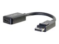 C2G DisplayPort to HDMI M F Adapter Converter, Black, 8, 54322, 17320684, Adapters & Port Converters